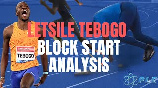 Letsile Tebogo Runs 987 At Diamond League Rome FULL BLOCK START ANALYSIS letsiletebogo blocks [upl. by Aidole]