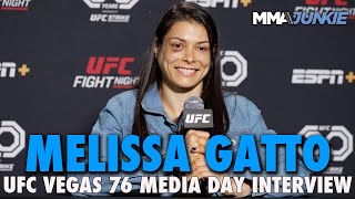 Melissa Gatto Explains Black Eye Says Facing Ariane Lipski Was Inevitable  UFC on ESPN 47 [upl. by Godfrey668]