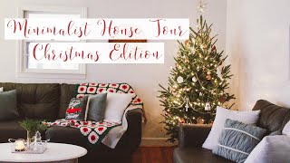 Minimalist Christmas Home Tour  Decorating on a Budget  Minimalism [upl. by Hgielrahc]