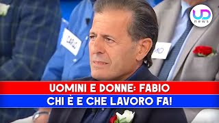 Uomini E Donne Fabio Chi E E Che Lavoro Fa Il Corteggiatore Di Gemma [upl. by Dorthea]