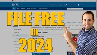 How to File Taxes for Free 2024  IRS Free File [upl. by Rotkiv]