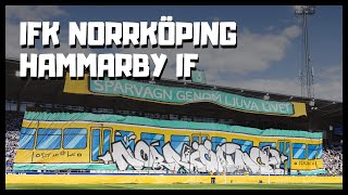 IFK Norrköping Hammarby IF  Marschering  Match  2024 [upl. by Alecram]