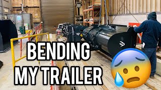 USED MY KAUFMAN TRAILER THIS WEEKTRAILER BENDS [upl. by Ardnaxela778]