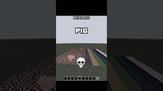 Iron golem❌ Pig✔️ shorts viral shortsfeed youtubeshorts minecraft [upl. by Harbour]