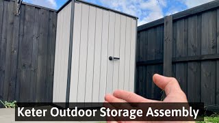 Keter garden storage assembly [upl. by Neuburger190]