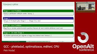 Petr Hodač GCC  překladač optimalizace měření CPU [upl. by Merwin]