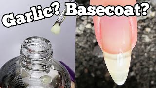 How To Make Your Own Garlic Nail Polish✅🧄 [upl. by Eiramac]