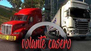 volante casero para euro truck simuleitor 2 y american truck simuleitor 2 [upl. by Ankney]