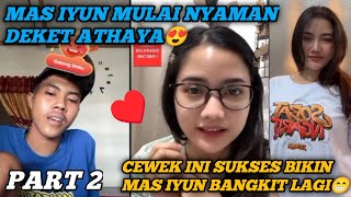 MAS IYUN amp ATHAYA ♥️♥️part 2ada yang mulai nyaman niiiih😁😁😁fauzanadanmasiyun viralvideo video [upl. by Ariew]