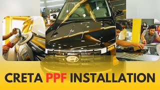 Hyundai creta PPF Installation  Full process at Carzspa pcmc [upl. by Mitran36]