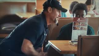 Dan Campbell Applebees quotCover Your Mouthquot 🤭 Commercial 📺 30 Second Clip [upl. by Alison415]