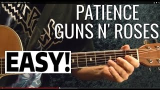 Patience  Guns N Roses  Guitar Lesson [upl. by Alesi]