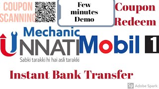 How To Redeem Mobil Oil Coupon  Unnati Mechanic Scan  Mechanic Loyalty Program  App 3 🔥🔥 [upl. by Calia]