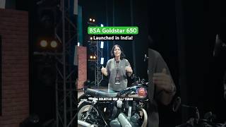 BSA Goldstar launched in India at ₹ 3Lakh youtubeshorts automobile review [upl. by Gosnell]