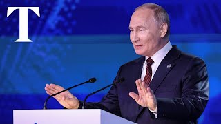 Donald Trump ‘acted like a man’ says Putin [upl. by Yrallam302]