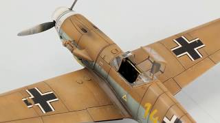 172 Fine Molds Messerschmitt Bf109 F4 Step by Step Build [upl. by Rama]