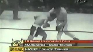 Rocky Marciano vs Rex Layne [upl. by Orvah]