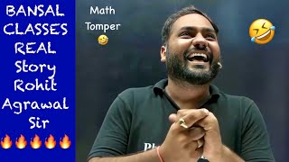 🔥Rohit Agrawal sir Bansal classes Real math story  MATH TOPPER RA sir  RA family ❤️ [upl. by Alam]