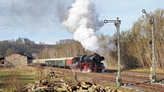 Mit dem Osterhasen und 50 3648 auf Dampfloktour 07042023 [upl. by Erinna]