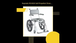 Nuprodx MC4020 SelfPropelled Shower Commode Chair [upl. by Rasia]