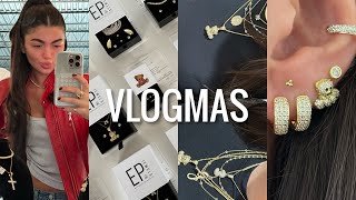 VLOGMAS DAY 16 grwm EP JEWELS holiday pop up amp more [upl. by Assirac]