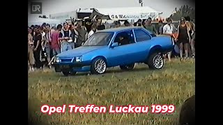 Der Rote beim Opel Treffen in Luckau1999 [upl. by Ecirpak]