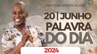 Eu Tenho uma RECADO DE DEUS para TUA VIDA Somente Ouça essa Palavra   Pastora Sandra Alves [upl. by Ahsenroc]