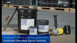 SherwinWilliams SeaGuard® Decking Application Instructions One Step Epoxy System [upl. by Nohsav]