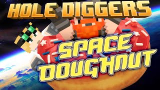 Minecraft  Giant Space Doughnut  Hole Diggers 34 [upl. by Ebarta822]