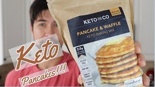 Keto Pancakes Keto and Co Pancake Mix Review [upl. by Izaak]