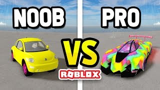 ROBLOX NOOB vs PRO in VEHICLE SIMULATOR [upl. by Nirehs]