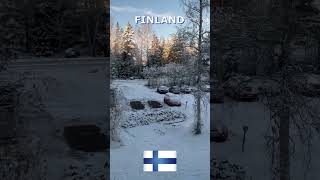 Finland winter snow [upl. by Alaj920]