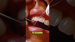 Floss Daily for a Healthy Heart  flossing teethhealth shorts [upl. by Ab]