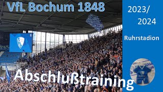 Abschlußtraining VfL Bochum vor dem Union Spiel [upl. by Ettennahs584]