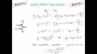 Problem on CMOS inverter  GATE 2009 ECE Electron Devices  wwwegatews [upl. by Naima]