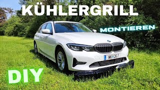 BMW 3er Kühlergrill DIY Anleitung montieren [upl. by Reginald]