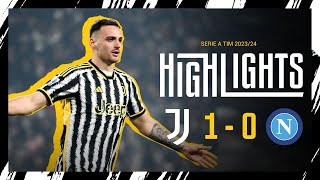 HIGHLIGHTS JUVENTUS 10 NAPOLI  GATTI SCORES AGAIN  SERIE A [upl. by Anne-Corinne76]