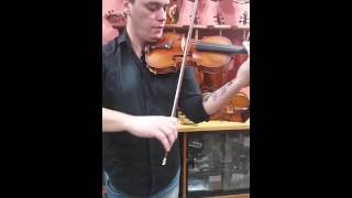 GUARNERIUS DEL GESÚ VIOLINO AUTOR ITALIANO SÉC 18 [upl. by Uhthna]