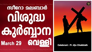 Holy Mass I Good Friday I Malayalam I Syro Malabar I March 29 I Qurbana I 10 AM [upl. by Earehc]