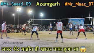 SET 3  Azamgarh VS New Delhi  mrmaaz07 mrsaeed09  All india volleyball Tournament [upl. by Hcib931]