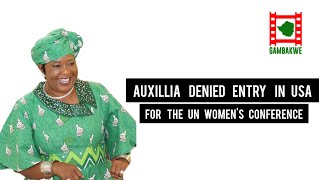 Auxillia Mnangagwa Denied Entry In USA For The UN Womens Conference [upl. by Auhs823]