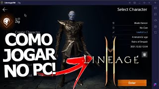 MELHOR QUE O MOBILE COMO JOGAR LINEAGE2M NO PC Purple Emulador OFICIAL NcSoft  Configurações [upl. by Twedy]