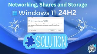 Fix Error 0x80070035  Path not found with Synology and other NAS and network shares on Windows 24H2 [upl. by Nytsrik]