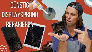 So EINFACH reparierst du den Sprung am Bildschirm  Handy iPad GoPro PC  DIY [upl. by Maudie]