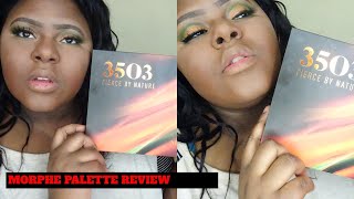 NEW MORPHE 3503 REVIEW SWATCHES amp MAKEUP LOOK [upl. by Hose]