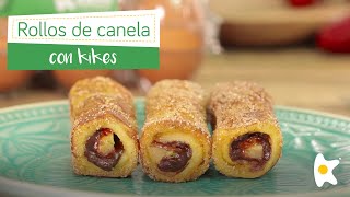 ROLLOS DE CANELA CON KIKES  Recetas Huevos Kikes [upl. by Jane]