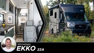 Walkthrough WINNEBAGO EKKO  22A Floorplan [upl. by Borgeson]