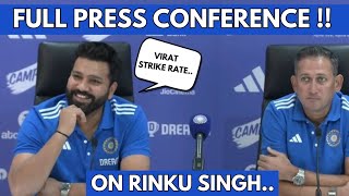 Rohit Sharma Press Conference on T20 WC Squad  Rohit on Virat Kohli Strike Rate Question [upl. by Myron]