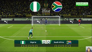 Nigeria vs South Africa  Penalty Shootout  African Cup of Nations 2023 Semi Final  PES [upl. by Wolsniw]