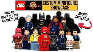 LEGO THE FLASH Custom Minifigure Showcase [upl. by Zanas]